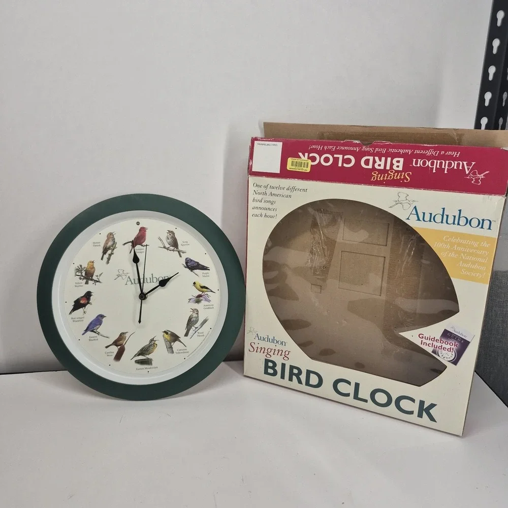 Audubon Singing Bird Wall Clock 13